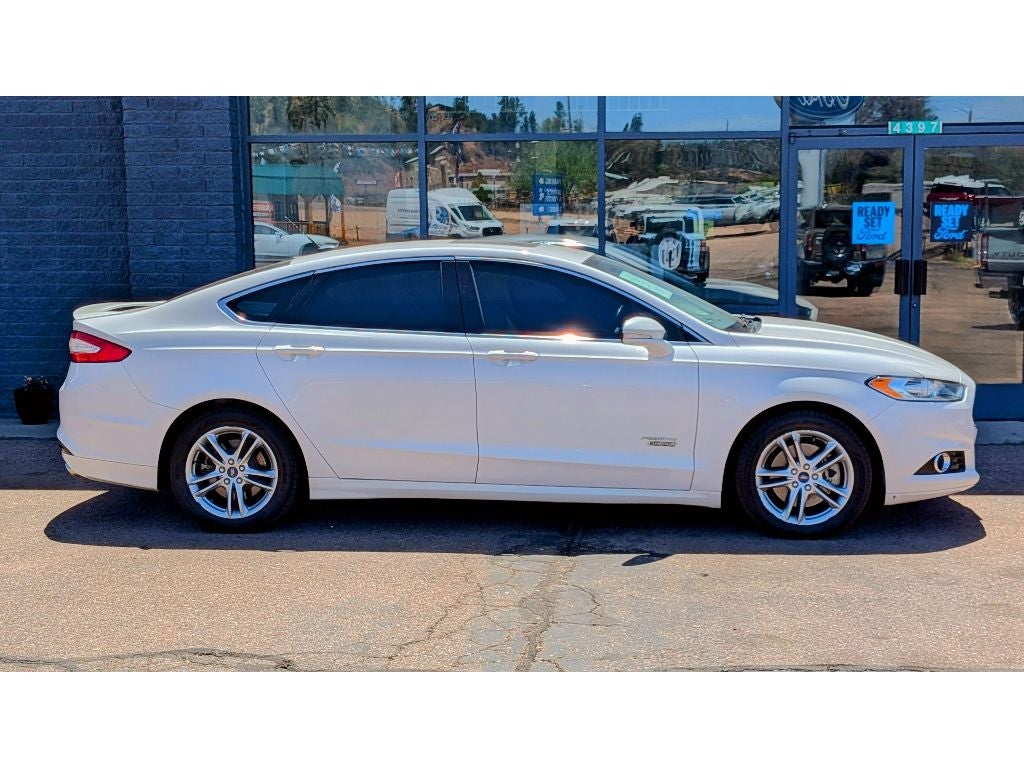 Used 2015 Ford Fusion Energi Titanium with VIN 3FA6P0SU3FR213755 for sale in Star Valley, AZ
